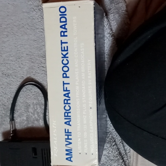 Vintage 1980s Realistic Am/Vhf Aircraft Pocket Radio with Box,Tested,Works,As Is - Picture 4 of 4